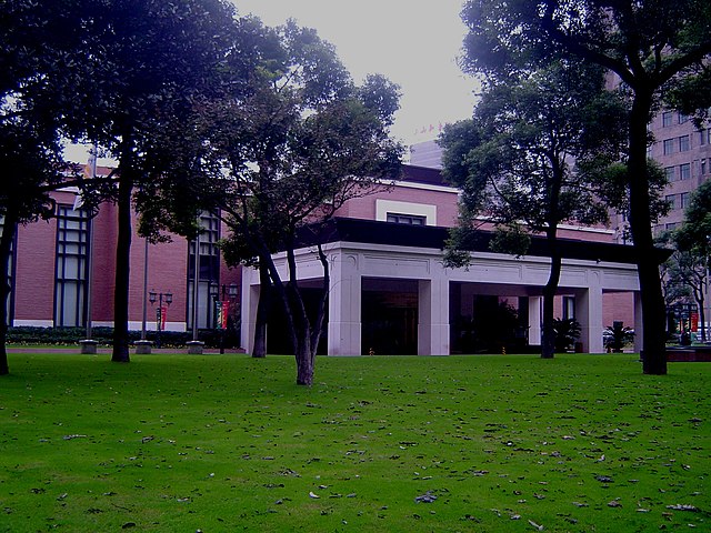 The hall at the Jinjiang Hotel, Shanghai, China, where the Shanghai Communiqué was signed.