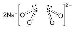 Image illustrative de l’article Dithionite de sodium