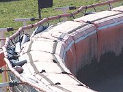 Air-fence close-up