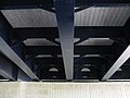 Under the western span of the Surtees Bridge