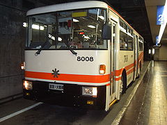 Tateyama Tunnel trolley bus