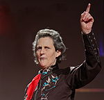 Temple Grandin lors d'une conférence TED en 2010.