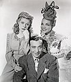 Entre a Loira e a Morena (1943): Alice Faye, Phil Baker e Carmen Miranda