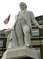 The restored statue of Joseph Sturge on 24 March 2007