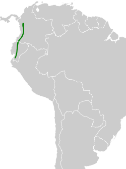 Distribución geográfica del trepamusgos uniforme.