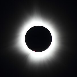 Totality as seen from Jackman, Maine