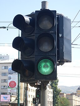Traffic lights, Sarajevo