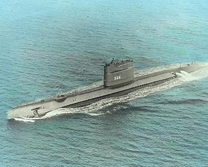 USS Trout (SS-566), ca. 1969.