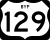 U.S. Highway 129 Bypass marker
