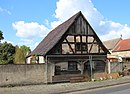 Wohnstallhaus mit Giebelgebinde