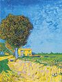 Vincent van Gogh: Allee bei Arles mit Häusern