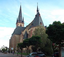 Skyline of Viernheim