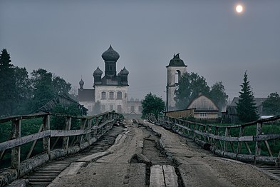 Paraskeva Pyatnitsan kirkko, Leshina, Arkangelin alue, Venäjä. Kuvaaja Mihail Prohorov