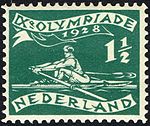 Марка Нидерландских летних Олимпийских игр 1928 года по гребле.jpg