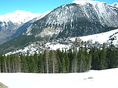 Vue de Courchevel 1650 ou Moriond.