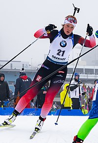 2020-01-12 IBU World Cup Biathlon Oberhof IMG 2959 by Stepro (Karoline Offigstad Knotten cropped).jpg