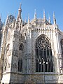 Partie de l'abside de la cathédrale de Milan.