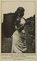 Dravidische Frau aus der Sudra-Kaste
