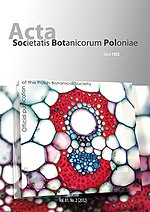 Miniatura para Acta Societatis Botanicorum Poloniae