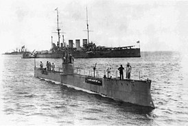 «Акула» и «Рюрик» в 1913 году.