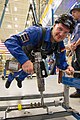 Aleksander Gerst - trening wyjścia w przestrzeń kosmiczną (14 maja 2013)