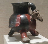 Aztec turtle vessel