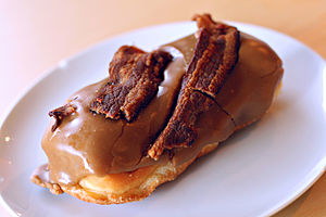 maple bar with bacon from Voodoo Donuts I've b...