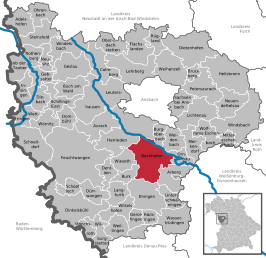 Kaart van Bechhofen