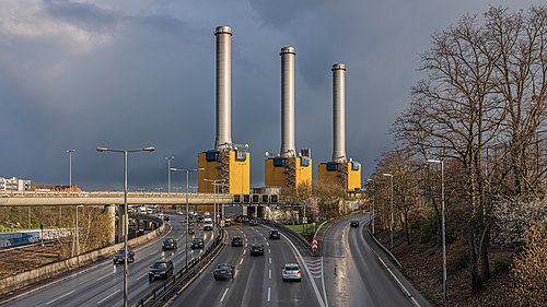 Die termiese kragstasie Wilmersdorf in Berlyn, Duitsland, 2021.