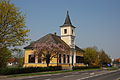 Evangelisches Gemeindehaus gegenüber des Parks