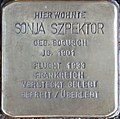 Braunschweig Wendenstraße 2 Stolperstein Sonja Szpektor