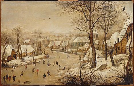 Pieter Brueghel le Jeune, Les Plaisirs de l'hiver (après 1565).