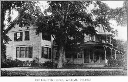 ΦΣΚ's Chi chapter, at Williams College, 1910