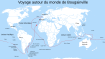 Carte telle qu'elle existe pour le voyage de Bougainville