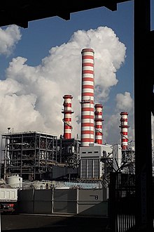Thermoelectric plant in Civitavecchia, Lazio Civitavecchia Torrevaldaliga Sud vista da Torrevaldaliga Nord.jpg