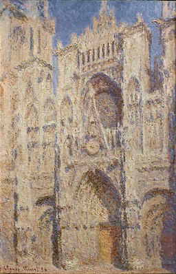 Claude Monet - Rouen Cathedral - The Portal (Sunlight)