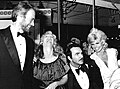 At the City Heat premiere with Eastwood, Burt Reynolds and Loni Anderson, 1984