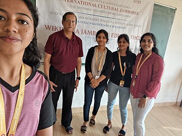 Wikipedia at Cultural Jamboory at Alva's Coolege, Moodabidri 2022]]