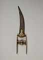 Katar (gebogene Klinge) Metropolitan Museum of Art Inventar Nr. 36.25.932