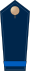 Синий эполет с 1 голубой полосой