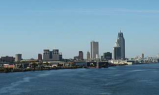 Skyline of Mobile