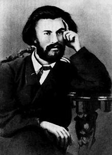 Mykhailo Drahomanov, the first Ukrainian philosophical anarchist and one of the leading figures of the democratic federalist movement. Drahomanov mykhajlo.jpg