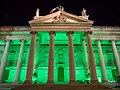 Szent Patrik napi díszkivilágítás Dublinban