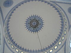 Interior kubah masjid