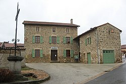 Skyline of Essertines-en-Châtelneuf