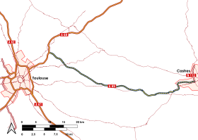 Carte de la route.