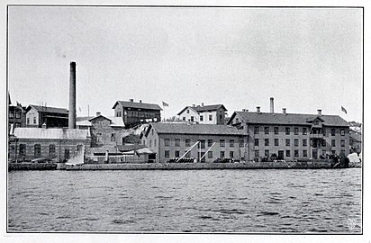 G.J. Sundbergs konservfabrik i Lysekil