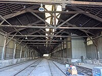 Intérieur de la gare de La Rapée supérieure.