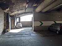 Vestiges d'une plaque tournante dans la gare de La Rapée inférieure.