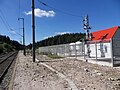 Gare des Longevilles-RochejeanLe poste d'alimentation électrique